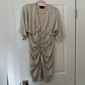 Animari Silver Sequin Dress